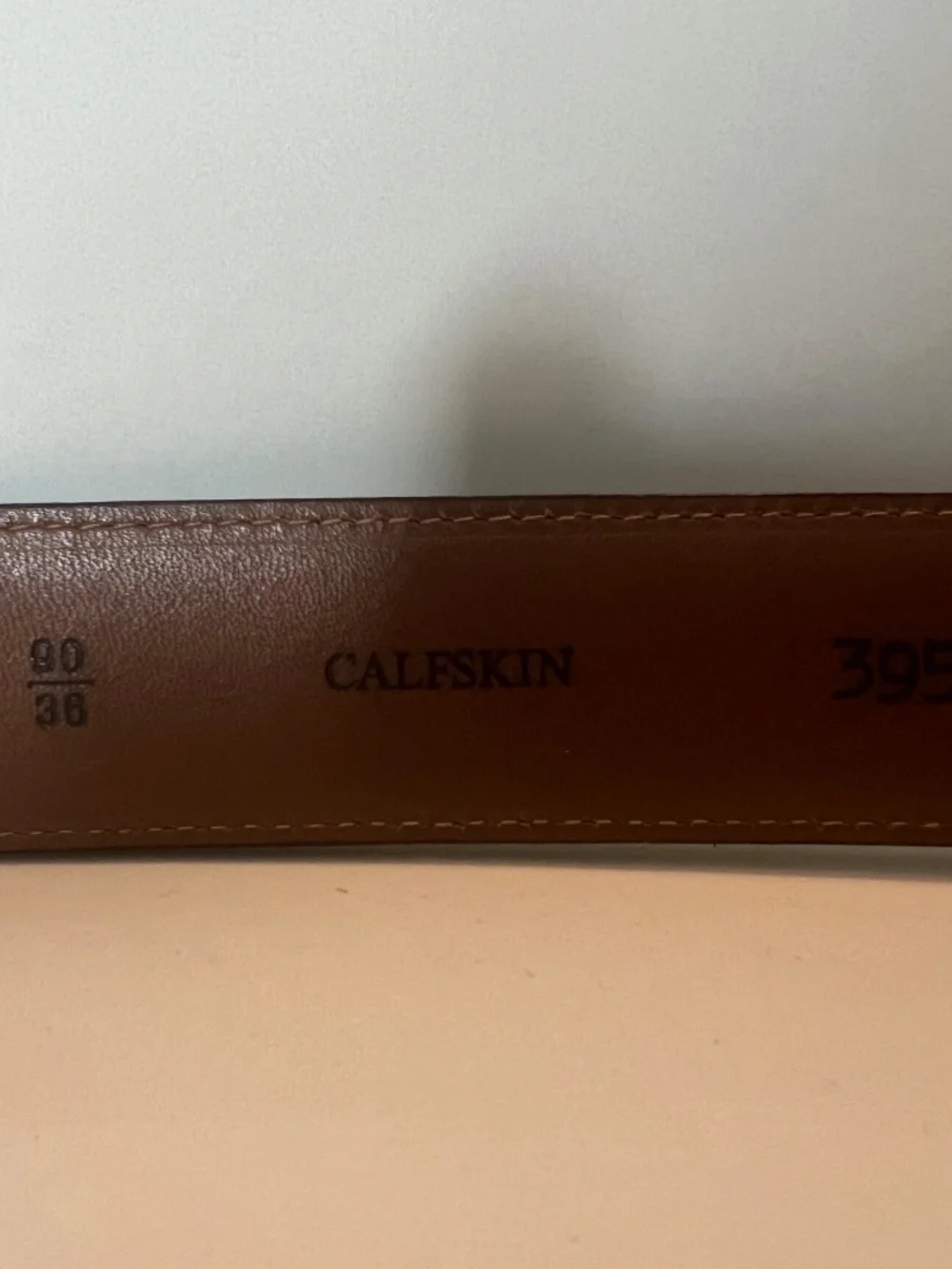 Allen Edmonds Black Leather Men's Belt: Size 36 (USA) or 90 (European)